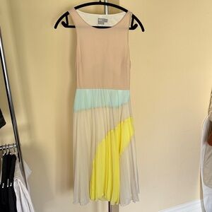 ASOS Multicolor Sleeveless Midi Dress